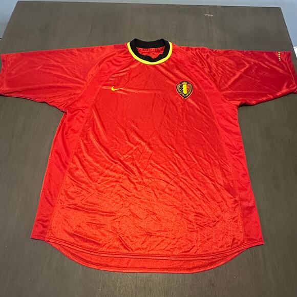 Belgium Nike Original 2000/2002 Home Football Shirt Size Medium - Picture 1 of 7